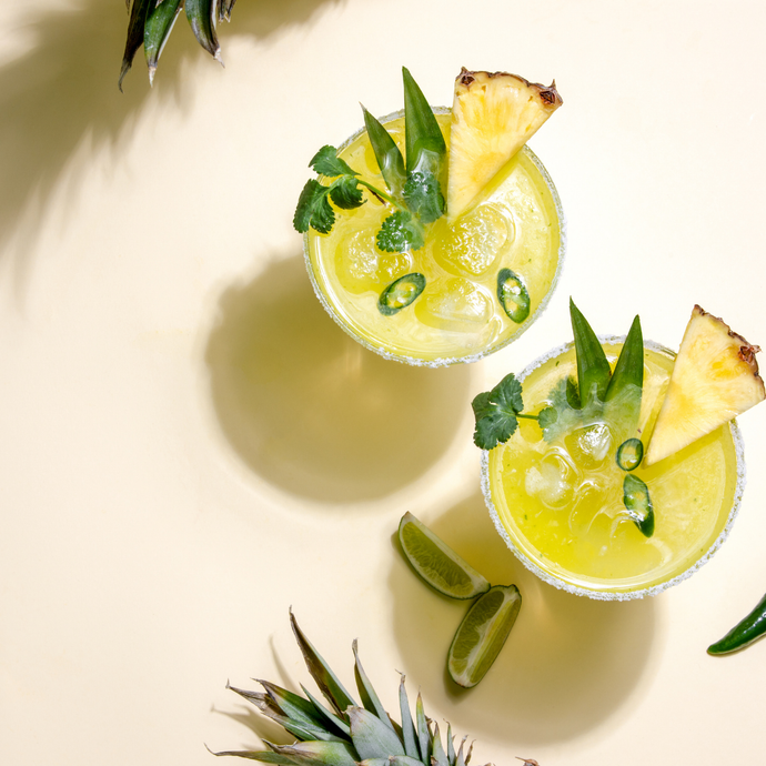 Pineapple G&T with Antz Pants Gin