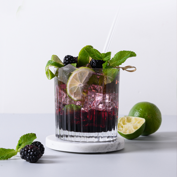 Blackberry Tom Collins